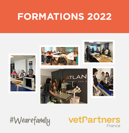 Plus de 50 formations sur l’année 2022 pour les membres de la famille VetPartners